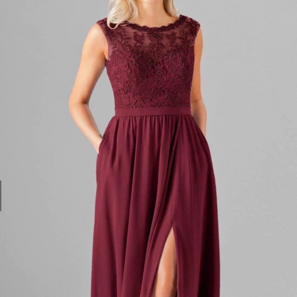 Kennedy Blue Bordeaux Bridesmaid Dress